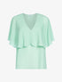 Top style cape en voile fin - vert d&