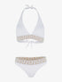 Bikini à imprimé grec - blanc - 3