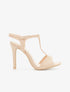 Sandales salomé à talon aiguille - beige clair - 1