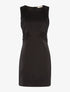 Robe cocktail à détails crochet et perles - noir - 3