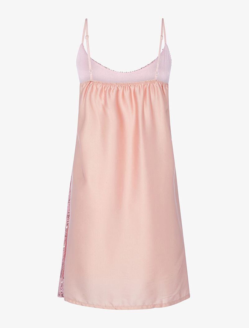 Robe droite disco - rose - 2