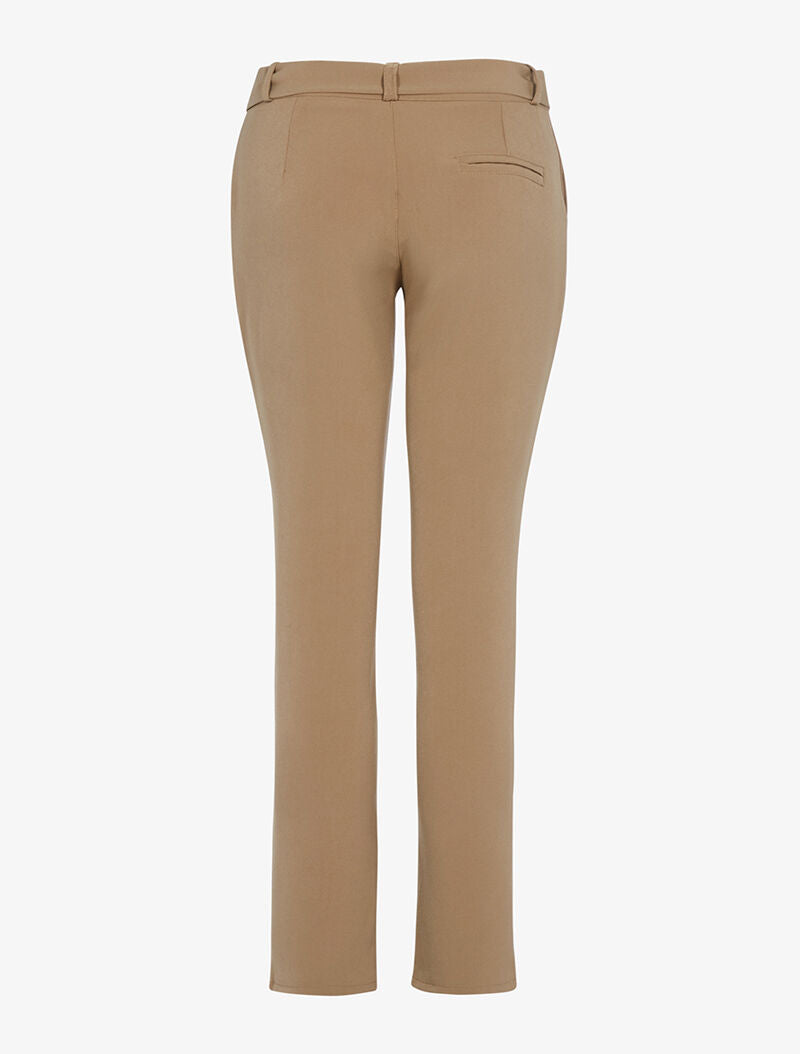 Pantalon fluide coupe carotte - camel clair - 2