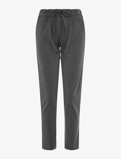 Pantalon à rayures irisées - argent - 1