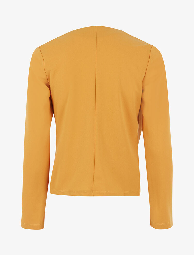 Veste à pans asymétriques - jaune - 2