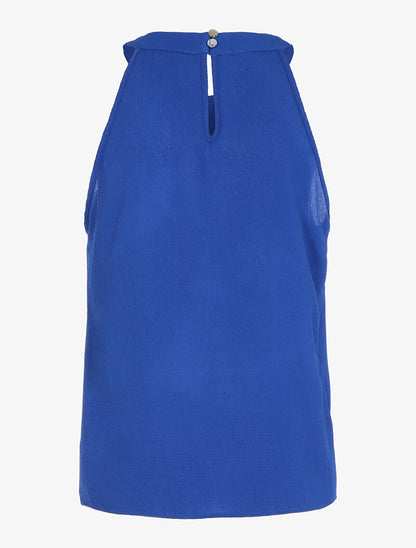 Débardeur à col américain - bleu - 2
