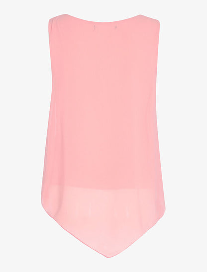 Top à décolleté zippé - rose - 2