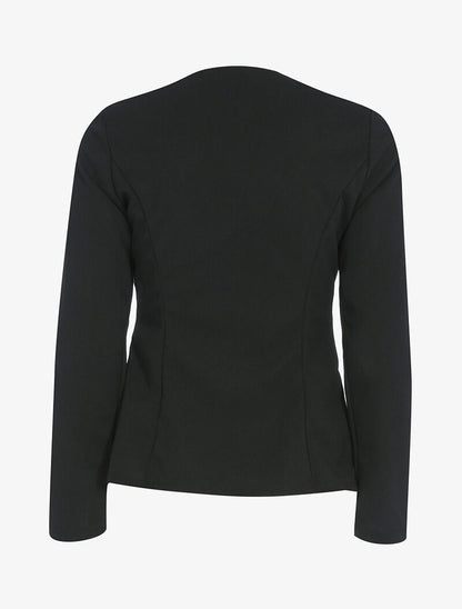 Veste ouverte à poches zippées - noir - 2