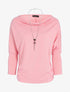 Top encolure coupe bateau ajustable - rose - 1