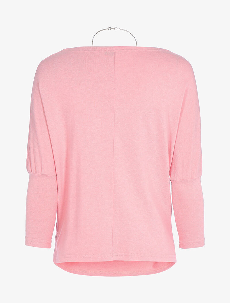 Top encolure coupe bateau ajustable - rose - 2