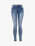 Jean stretch délavé - denim clair - 1