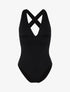 Monokini à décolleté profond - noir - 1