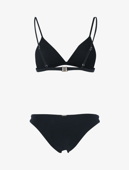 Bikini basique triangle - noir - 2