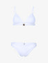 Bikini basique triangle - blanc - 1