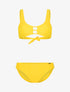 Bikini uni basique - jaune - 3