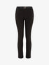 Pantalon uni ceinturé - noir - 1