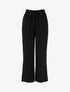 Pantalon fluide coupe large - noir - 1