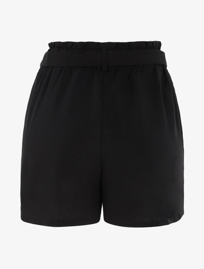 Short fluide coupe loose - noir - 2