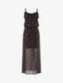 Robe longue à imprimé petites fleurs - noir - 3