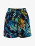 Short à imprimé tropical - marine/jaune - 1