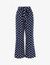 Pantalon à imprimé pois - bleu/blanc - 3