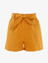 Short uni effet toile - jaune - 3
