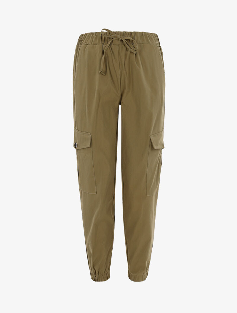 Pantalón cargo 7/8 - caqui