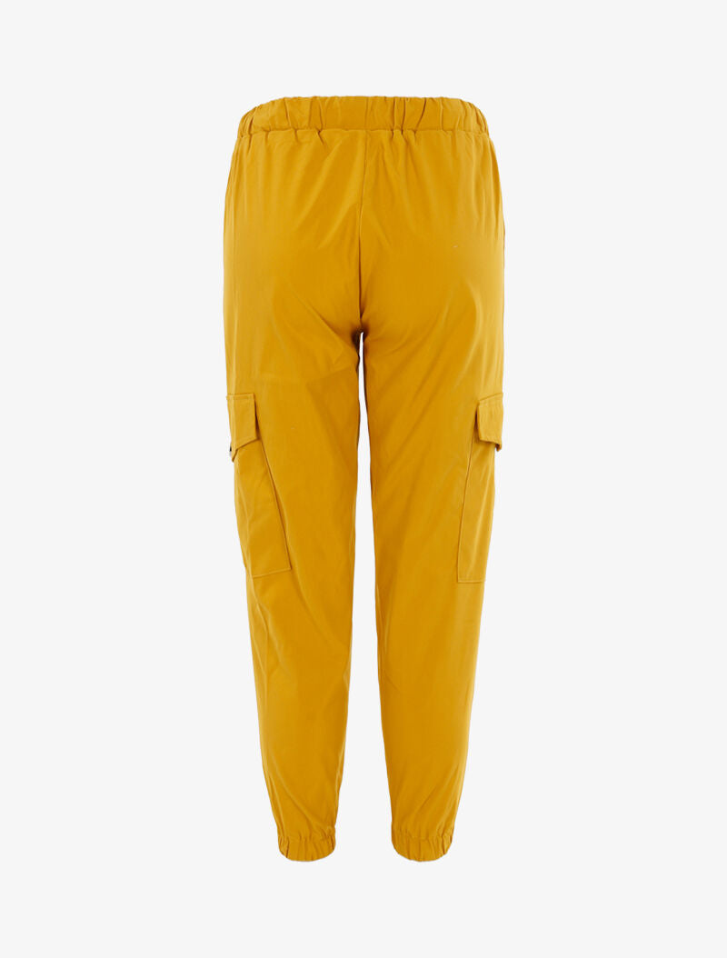 Pantalón cargo 7/8 - amarillo