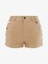 Short à boutons décoratifs - beige - 3
