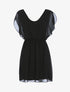 Robe patineuse en voile - noir - 1