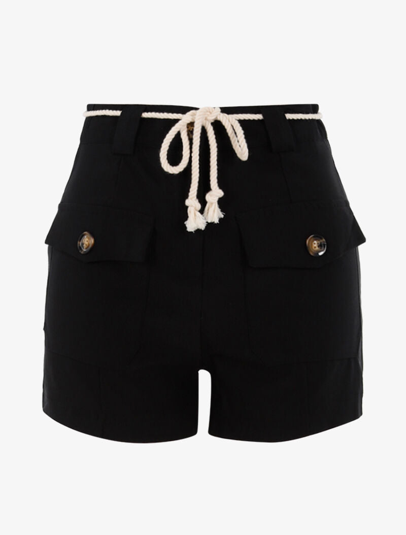 Short à poches plaquées - noir - 1