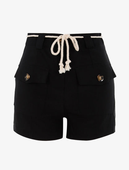 Short à poches plaquées - noir - 1