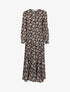 Robe fluide à imprimé champêtre - noir - 3