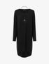 Robe loose avec sautoir - noir - 1