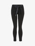Pantalon coupe carotte uni - noir - 4