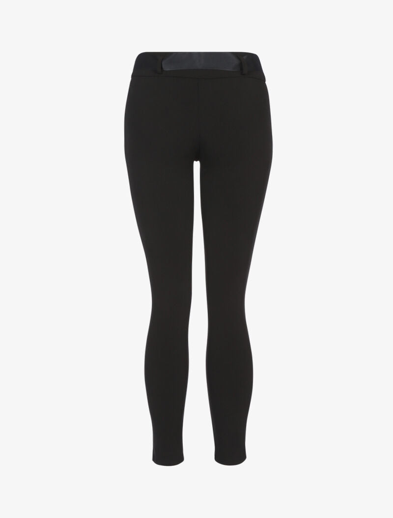 Pantalon coupe carotte uni - noir - 2