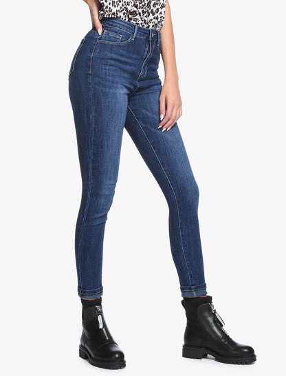 Jean slim basique - bleu denim - 5