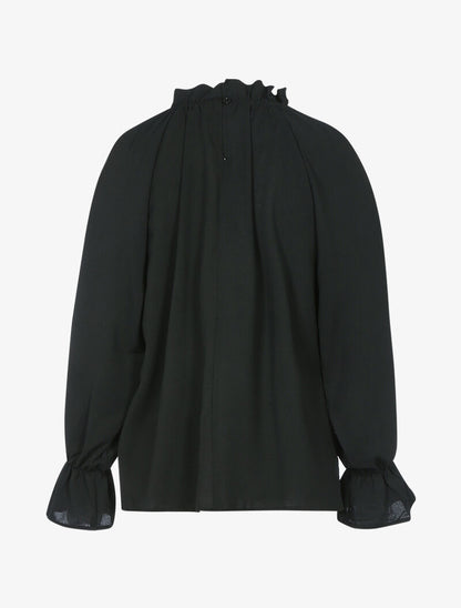 Top fluide à épaules dénudées - noir - 2