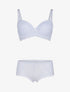 Ensemble à broderie style rosace - blanc - 1