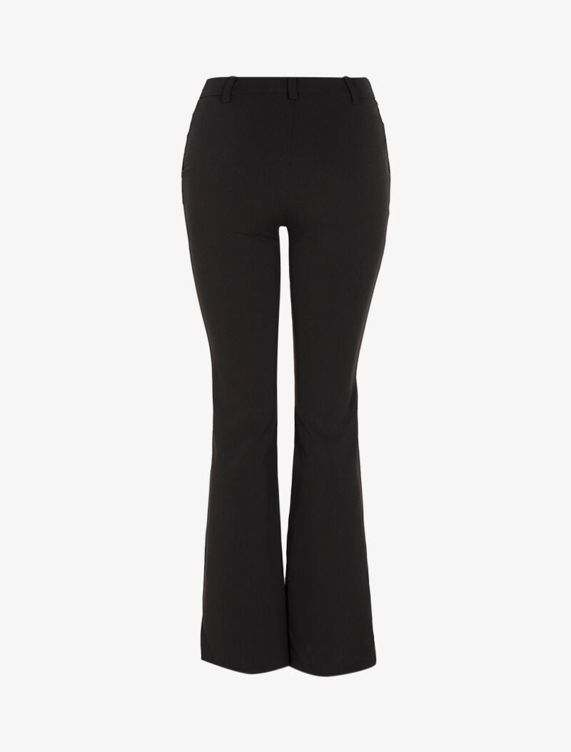 Pantalon flare fendu à l&