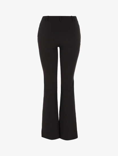 Pantalon flare fendu à l&