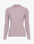 Pull côtelé à détails géométriques - taupe - 1