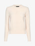Pull court à bande géométrique - beige - 1