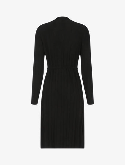 Robe pull à cordon de serrage - noir - 2