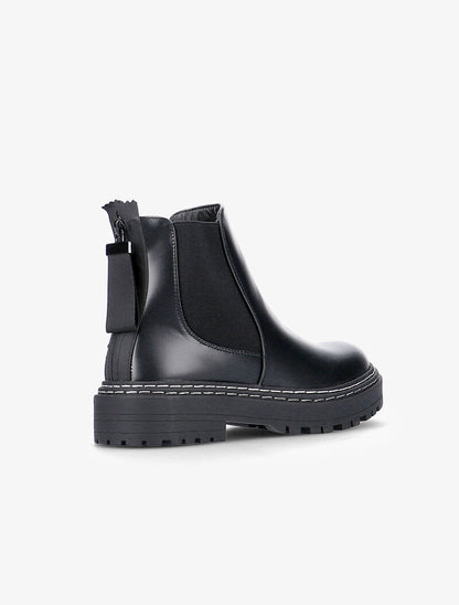 Chelsea boots à large semelle - noir - 4