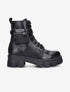 Boots à gros crans et pochette amovible - noir - 1