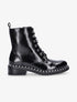 Boots vernies à tour de semelle perlé - noir - 5