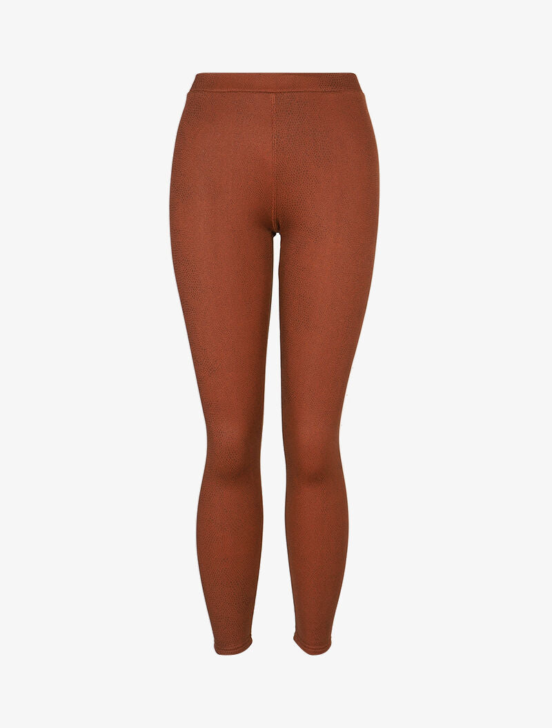 Legging épais style écailles - camel - 3