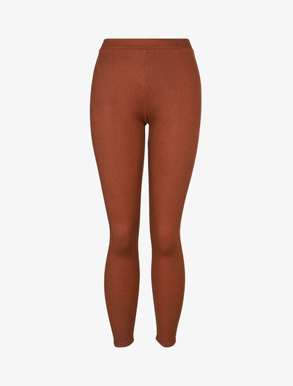 Legging épais style écailles - camel - 3