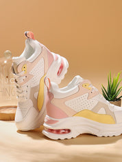 Sneakers compensées à bulle d&