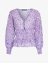 Blouse à imprimé petites fleurs - lilas - 3